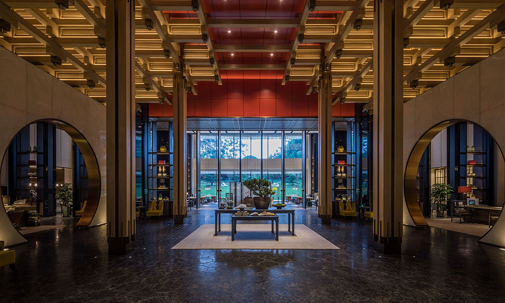 Hangzhou Diaoyutai Hotel Lobby